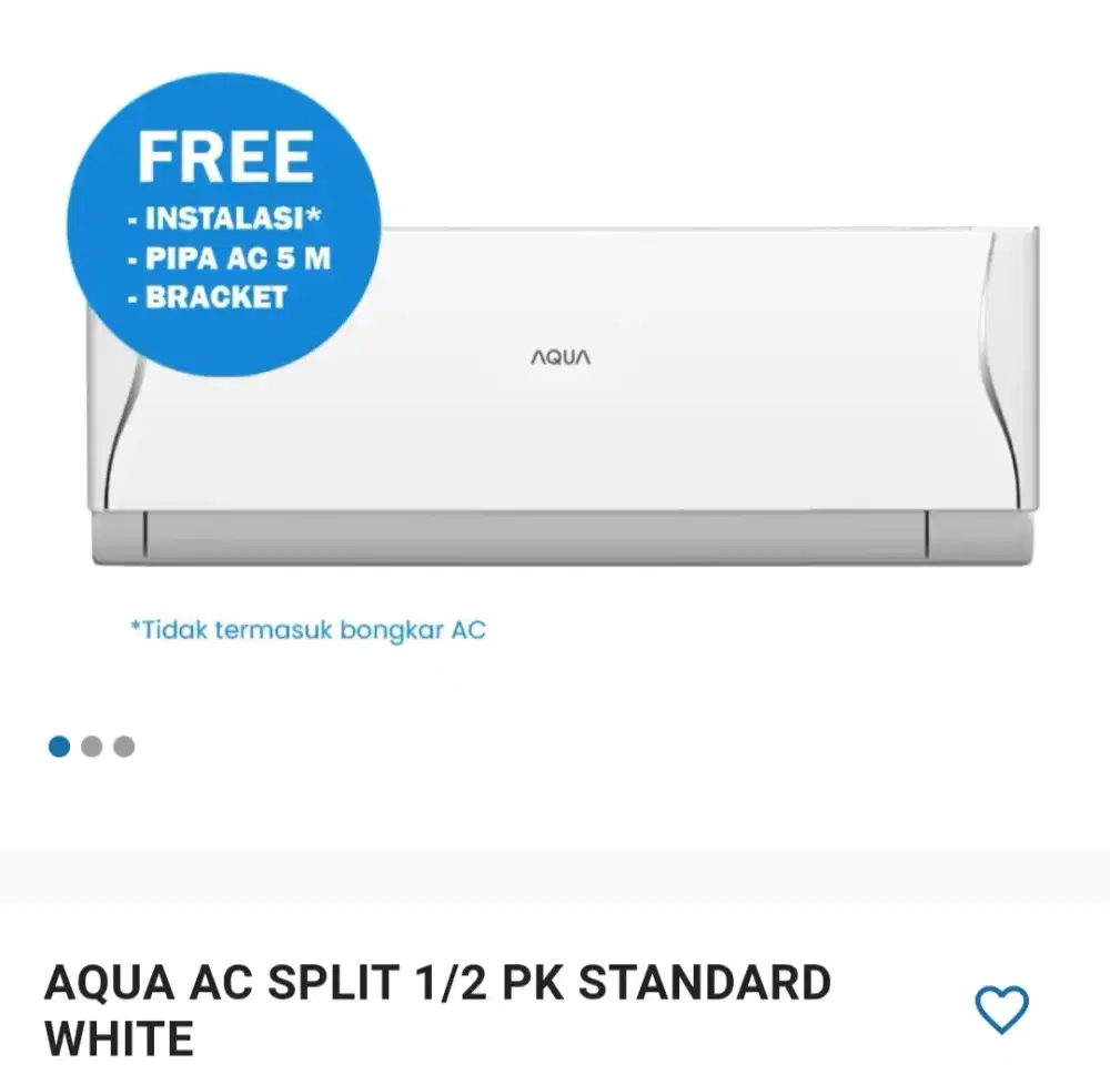 Promo AC 1/2 pk standard