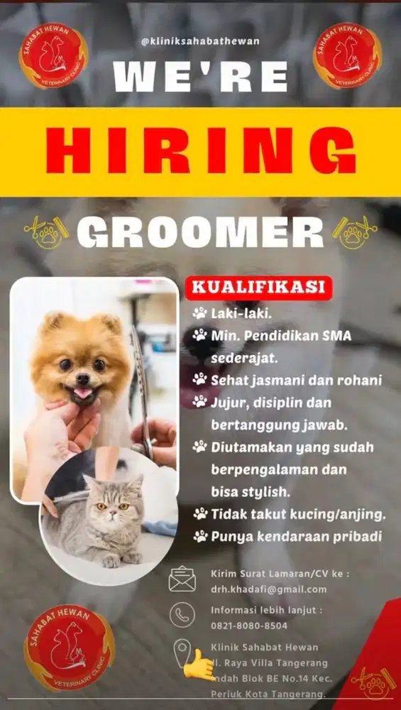 Groomer berpengalaman