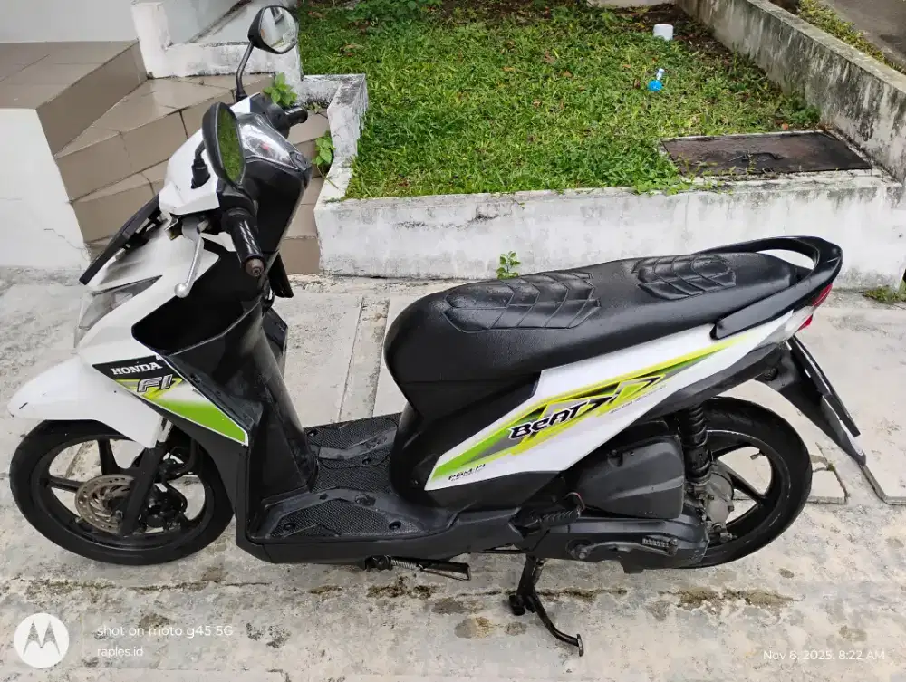 Dijual Honda Beat FI 2013 Putih (CW) - Milik Pribadi, Jarang Pakai,