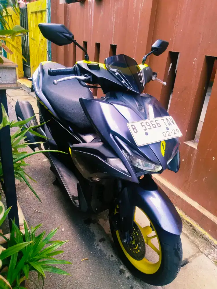 Aerox 2019 Ss Komplit+Faktur Pajak Hidup KM rendah