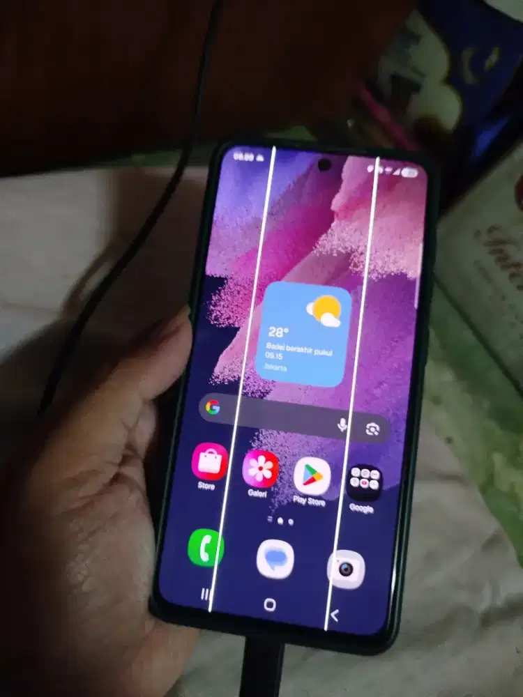 Samsung S21 FE second normal pakai minus garis putih 2