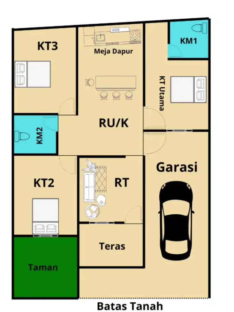 BU, Dijual Rumah Baru