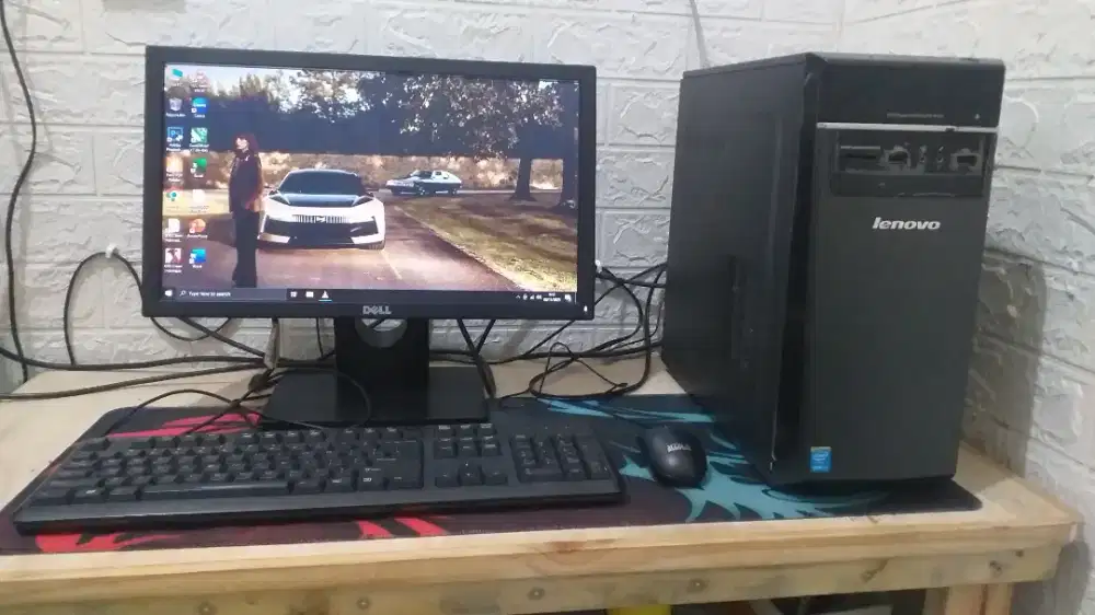 Komputer Lengkap Build Up Lenovo Fullset Tinggal Pakai