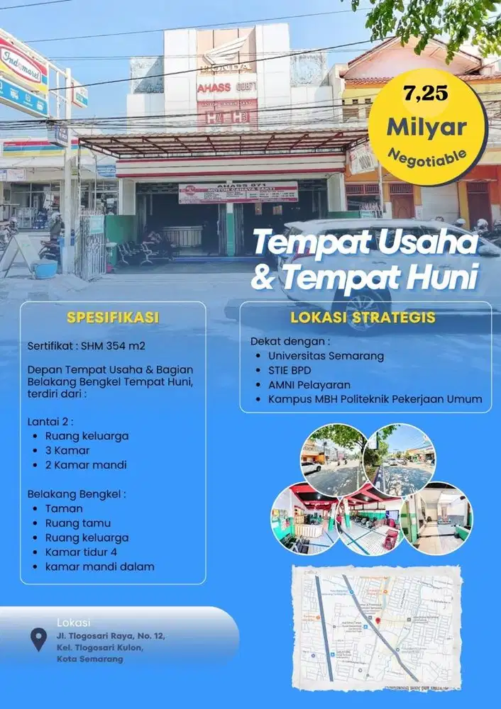 DIJUAL SEGERA RUKO LOKASI SANGAT STRATEGIS