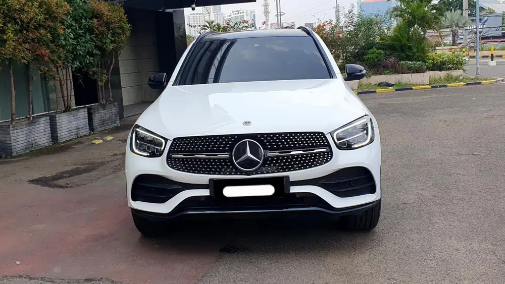 Mercedes benz mercy glc200 amg line 2022 putih pajak panjang
