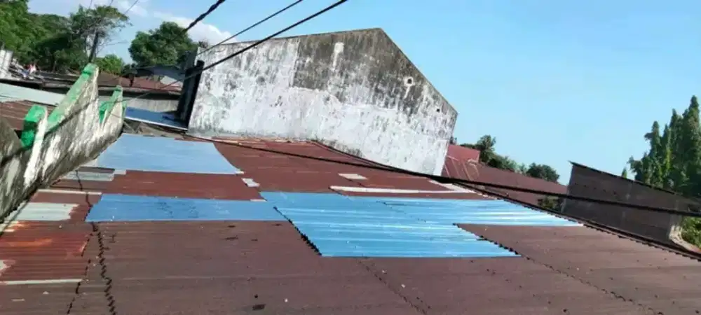 Tukang perbaikan atap bocor dinding dak rembes talang air renovasi DLL