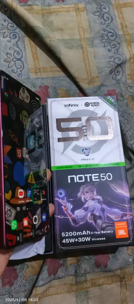 Infinix note 50 4G 8/256GB BNOB