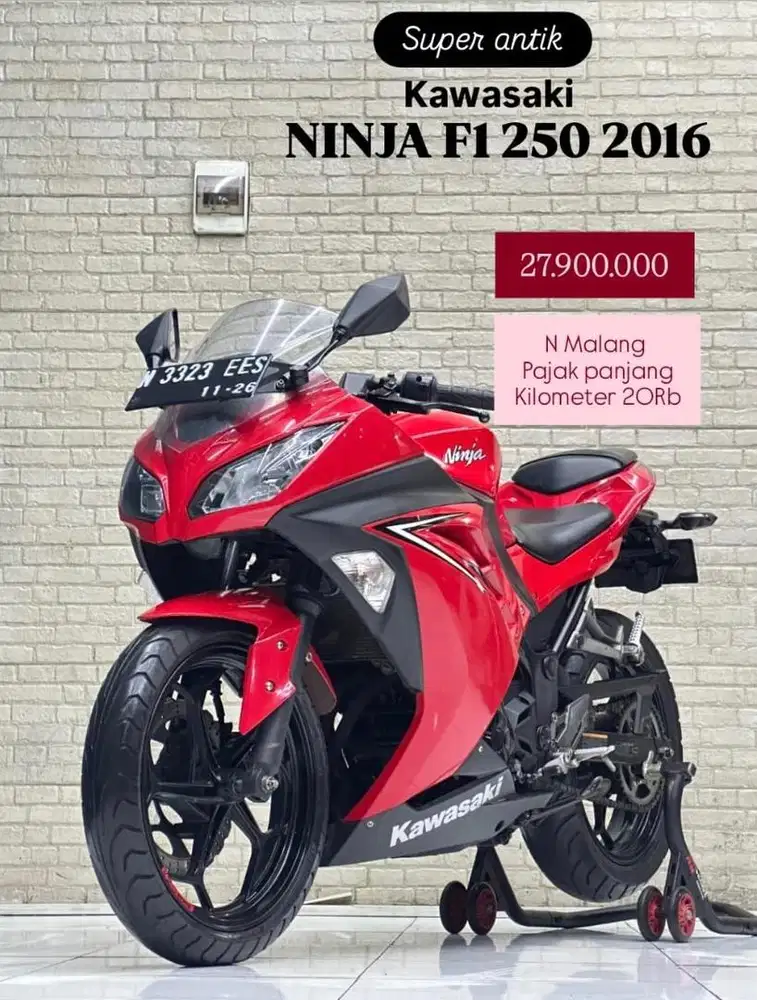 Kawasaki Ninja 250 FI 2016 Odo 20rb N Malang - Zaky Mustika