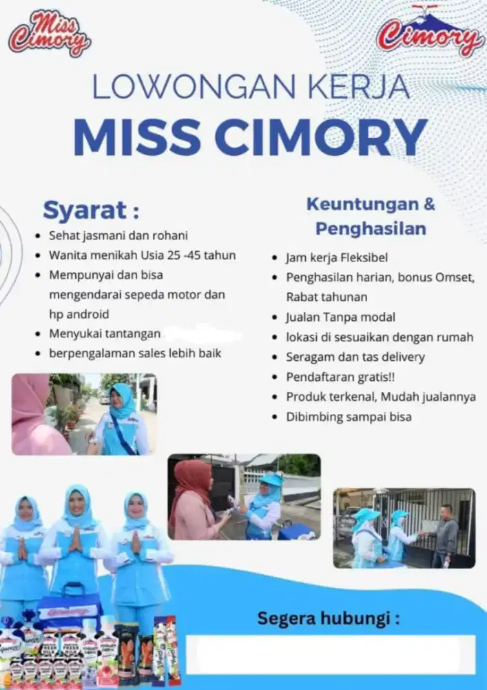 Lowongan kerja miss cimory