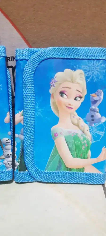 10 pcs Dompet anak kanvas buat souvenir / hari raya  katakter kartun