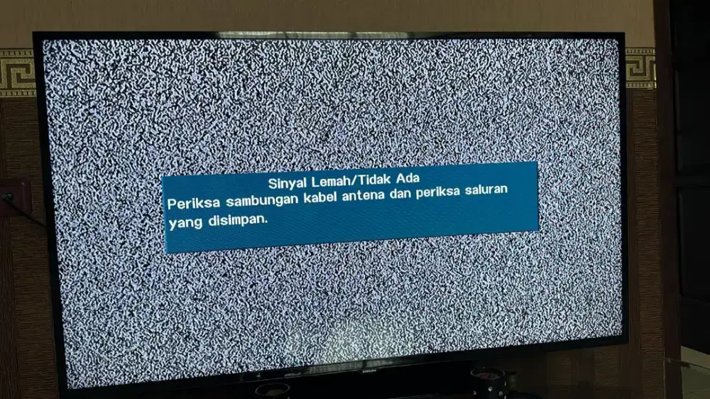 Tv LED analog 48 inch samsung second normal