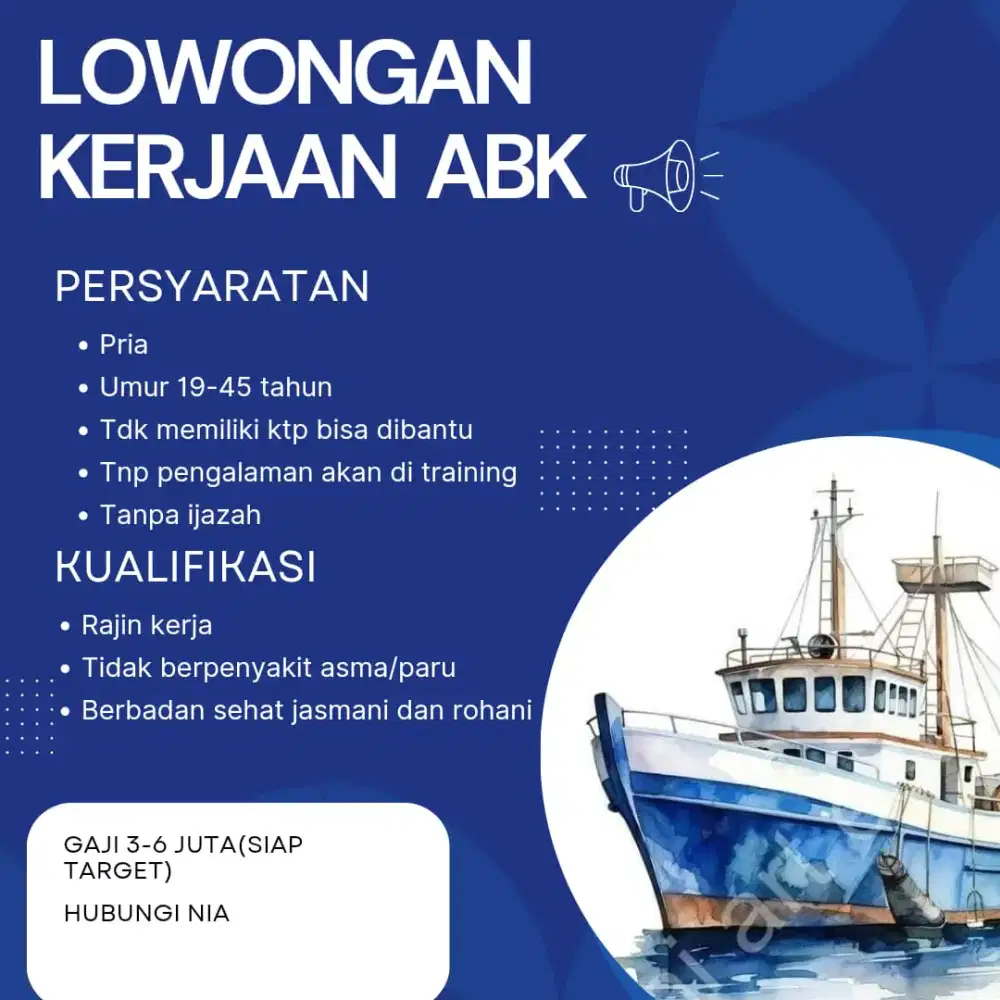 Loker ABK kapal (Surabaya)