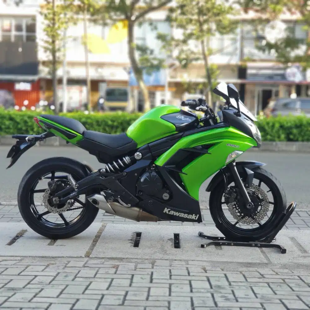 KAWASAKI NINJA 650 ER6F HIJAU 2012 KM 17K PAJAK PANJANG SIAP GAS