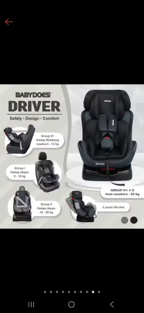 Baby Car Seat MURAH!! 1x pakai!