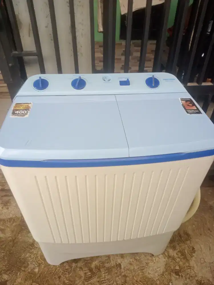 Jual mesin cuci 2 tabung normal semua