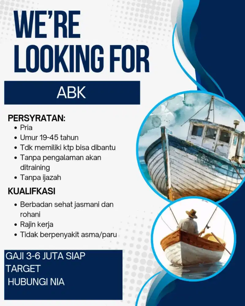 Loker ABK kapal (Malang)