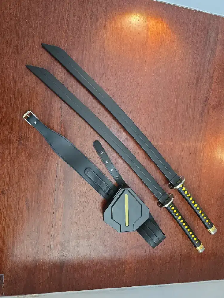 Pedang replika film deadpool bea and arthur sword full metal 1:1