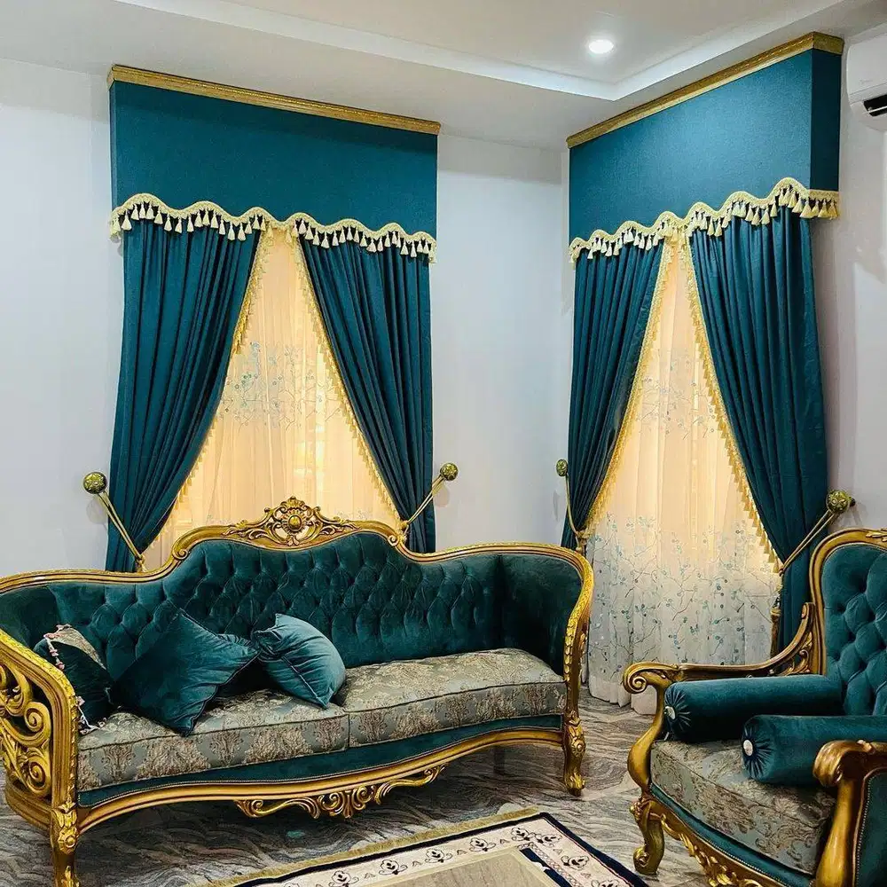 Jual Tirai Gorden Jendela Gordyn Mewah Hordeng Model Terbaru Murah