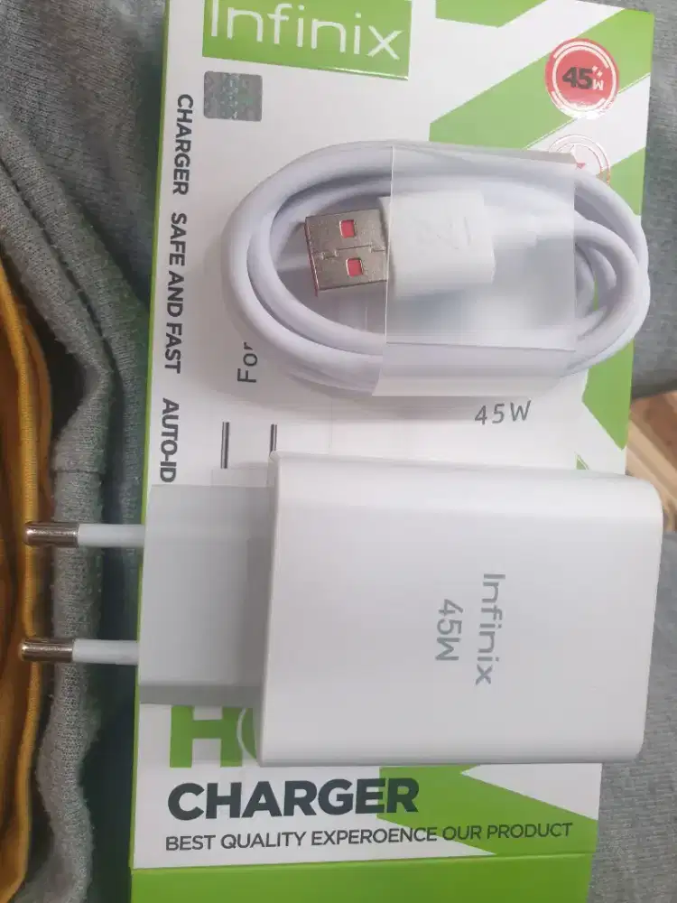 Charger Infinix 45 Watt  GT 10 Pro Note 30 Zero 20 30 40 Pro