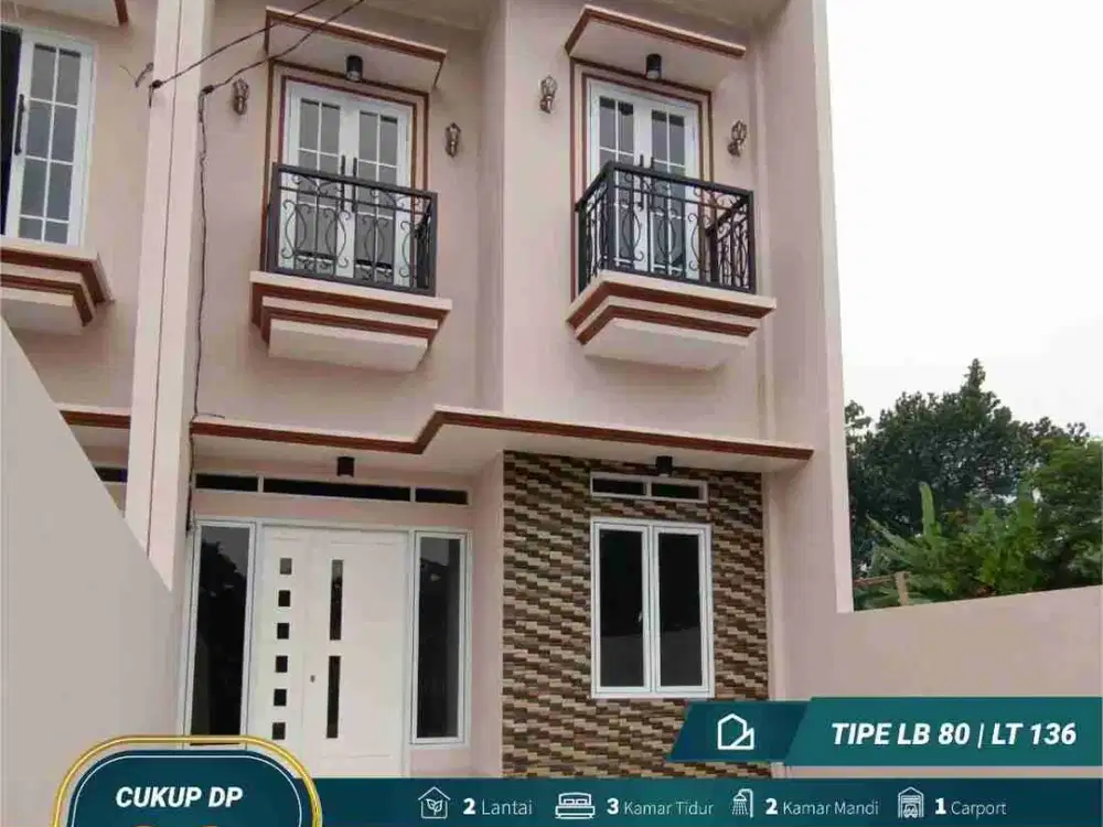 Rumah 2 Lantai Modern Klasik Tanah Luas Dan Strategis Di Cibinong Bogor