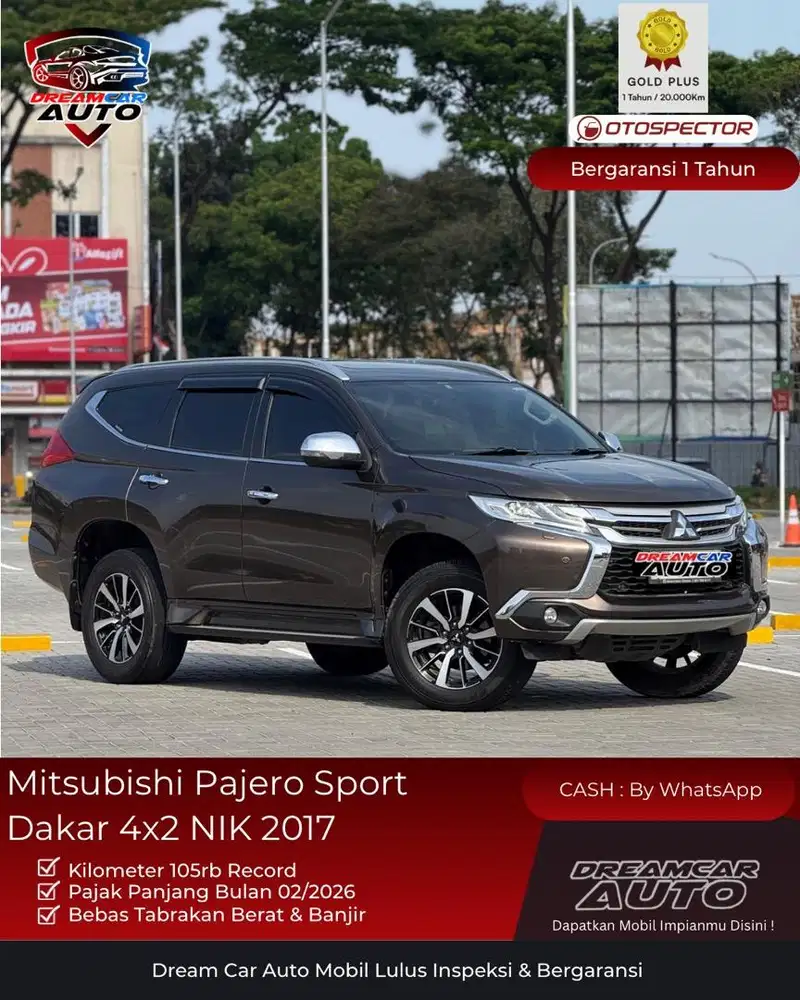 [ TGNPERTAMA ] Mitsubishi Pajero Sport Dakar 4x2 2017 Non Ultimate