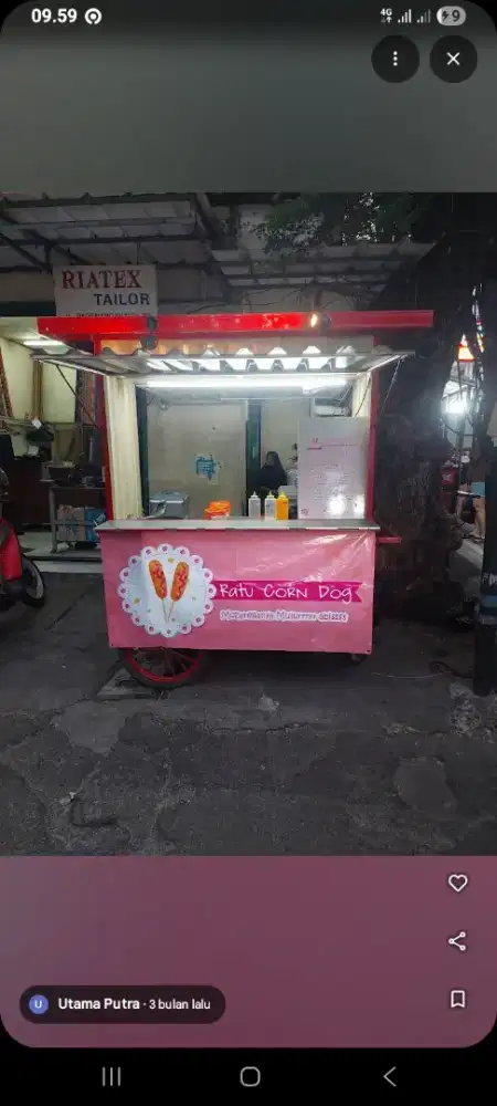 Gerobak bekas rasa baru