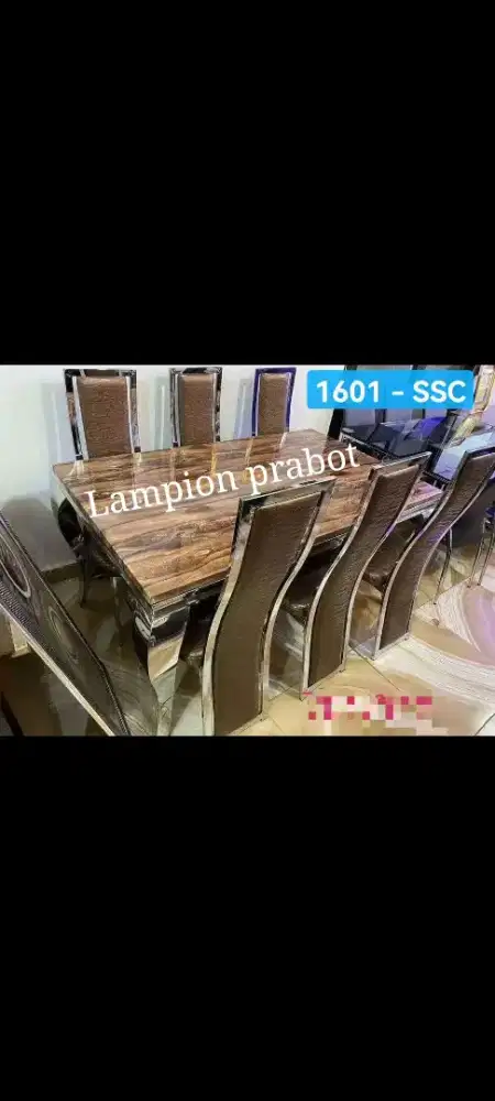 Set Meja Makan tempahan