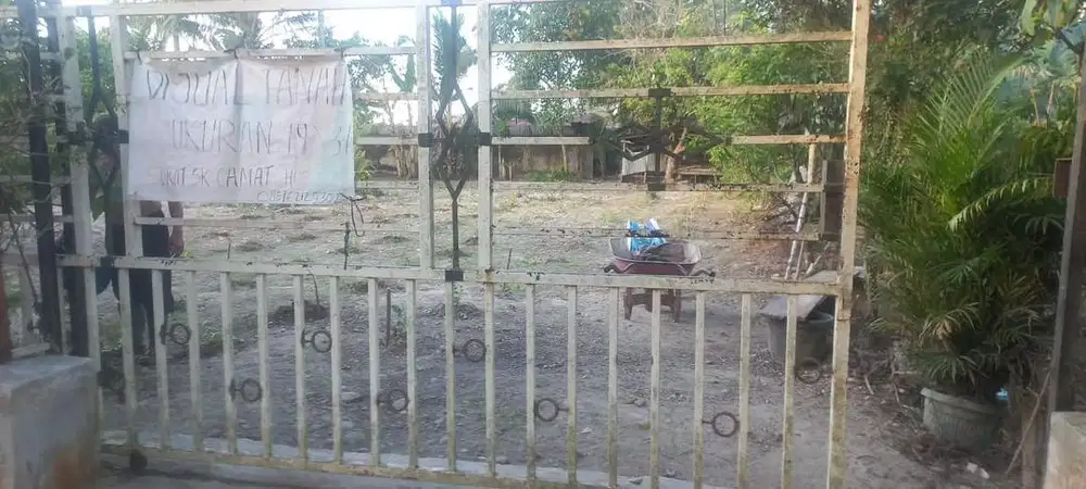 Dijual Tanah ukuran 19x37 SK CAMAT