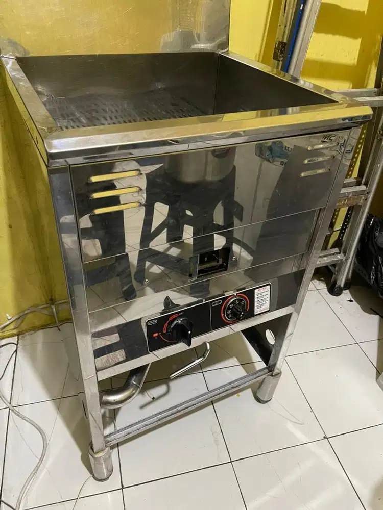 Deep Fryer Gas 30L Thermostat GRATIS Basket Senilai 500ribu