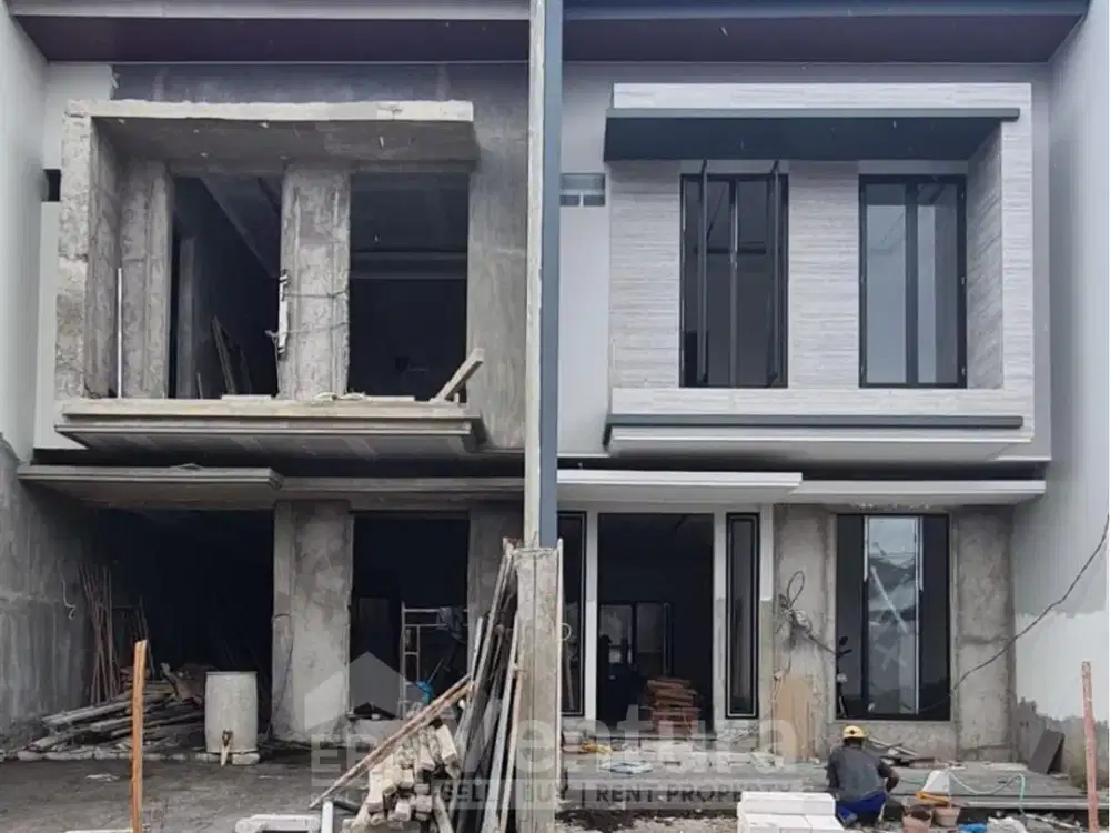 Dijual Rumah Gress Minimalis Manyar Kertoadi Gang Depan, dekat Kertajaya Indah, Dharmahusada Indah
