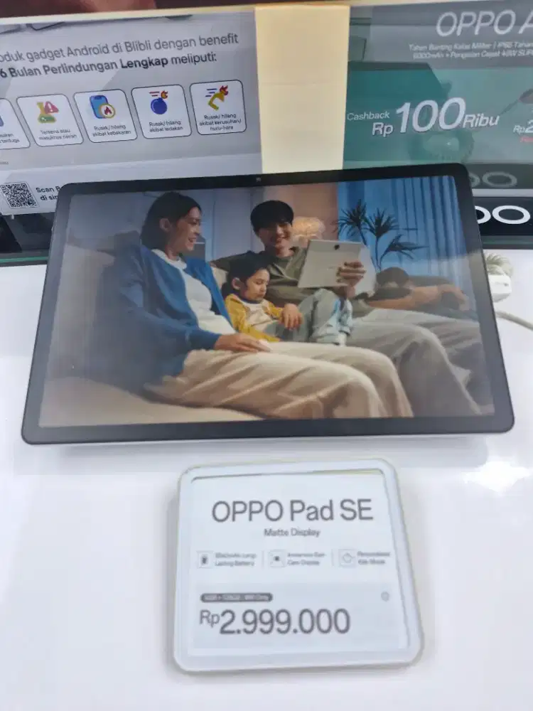 Oppo Pad SE 4/128GB Cicilan Tanpa Kartu Kredit Promo Bunga Rendah