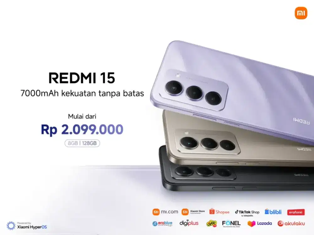 REDMI 15 BISA NYICIL SYARAT KTP AJA