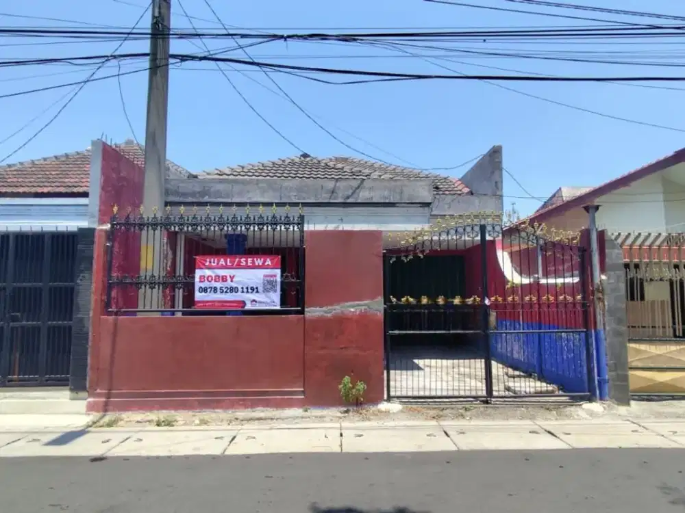 Disewakan Rumah Hitung Harga Tanah Jl.Rangkah (Raya), dekat Kenjeran, Kapas Krampung, Ploso Bogen