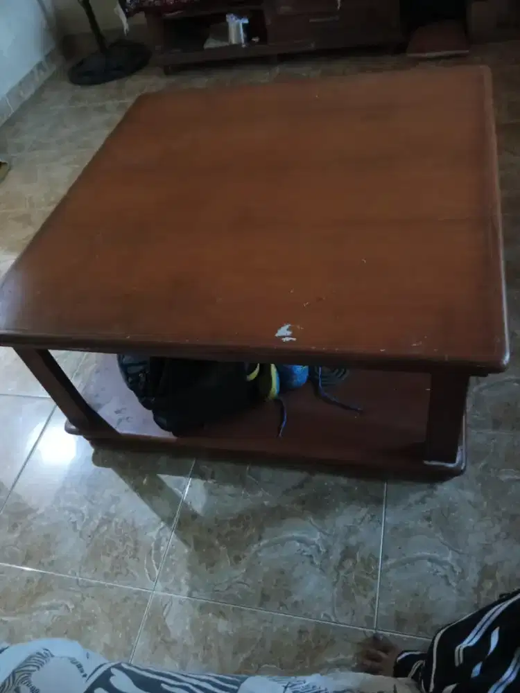 DIJUAL, MEJA KAYU ORIGINAL