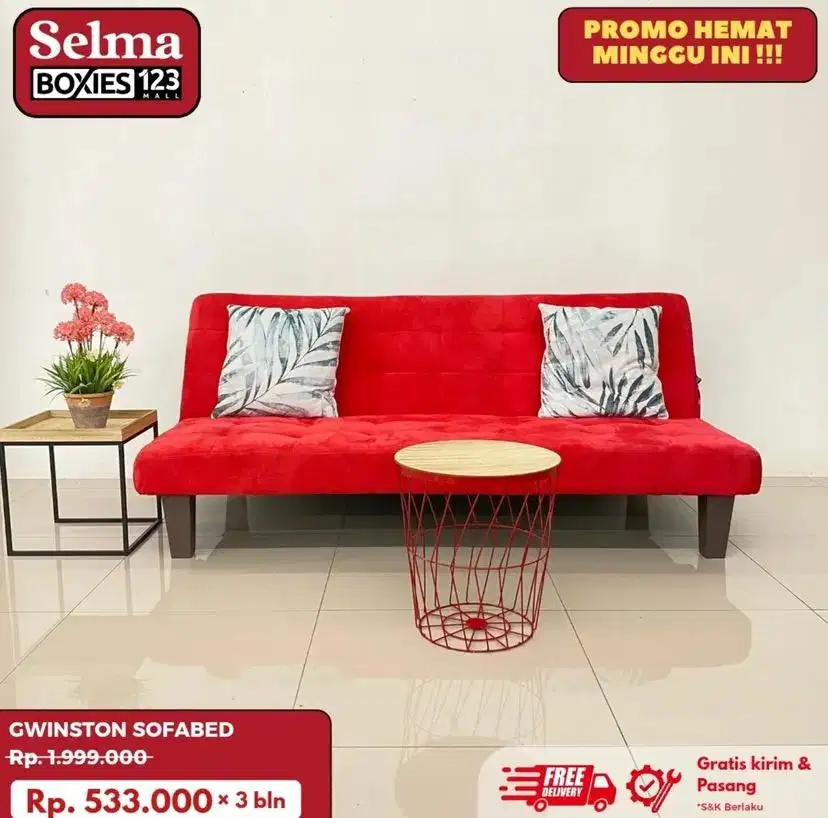 Sofa ridur selma promo murah
