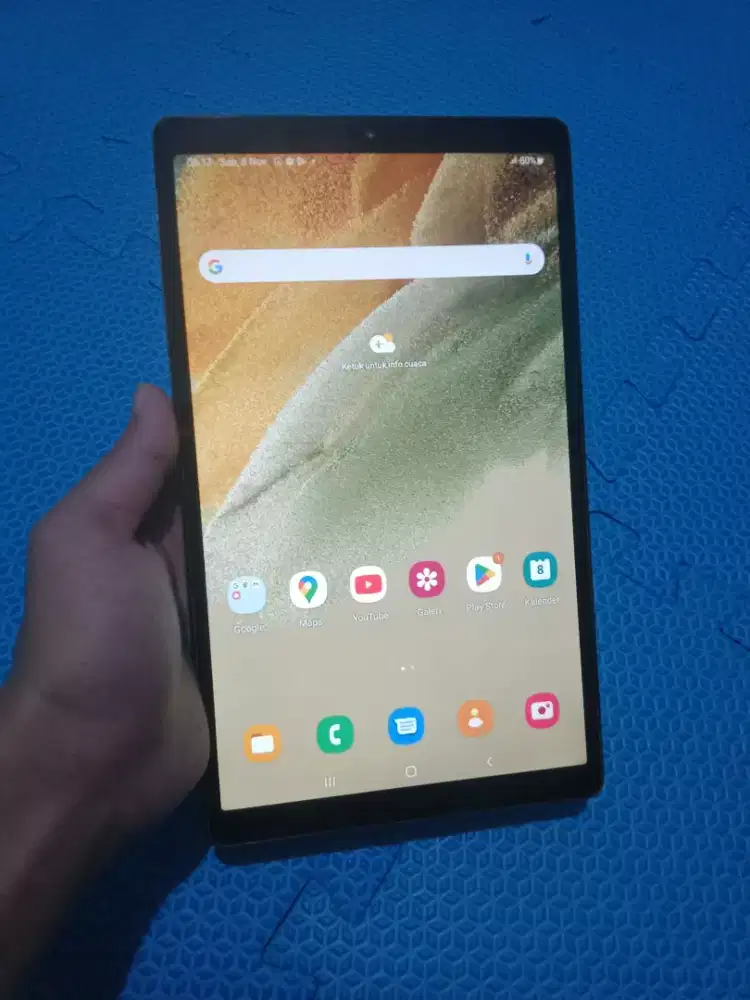 Tablet Samsung A 7 lite jaringan 4G ram 3/32 normal batangan