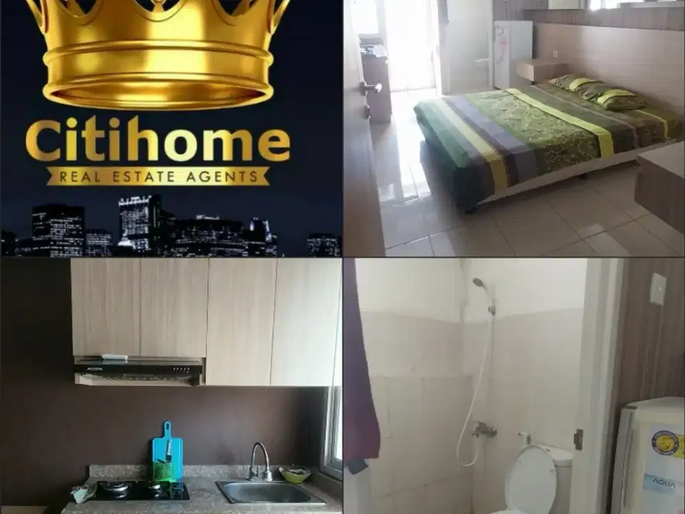 menyewakan apartemen educity 1br harian bycitihome