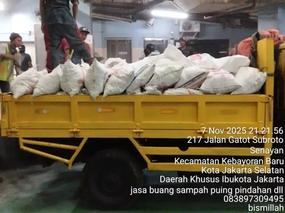 Jasa buang puing dan pengurugan