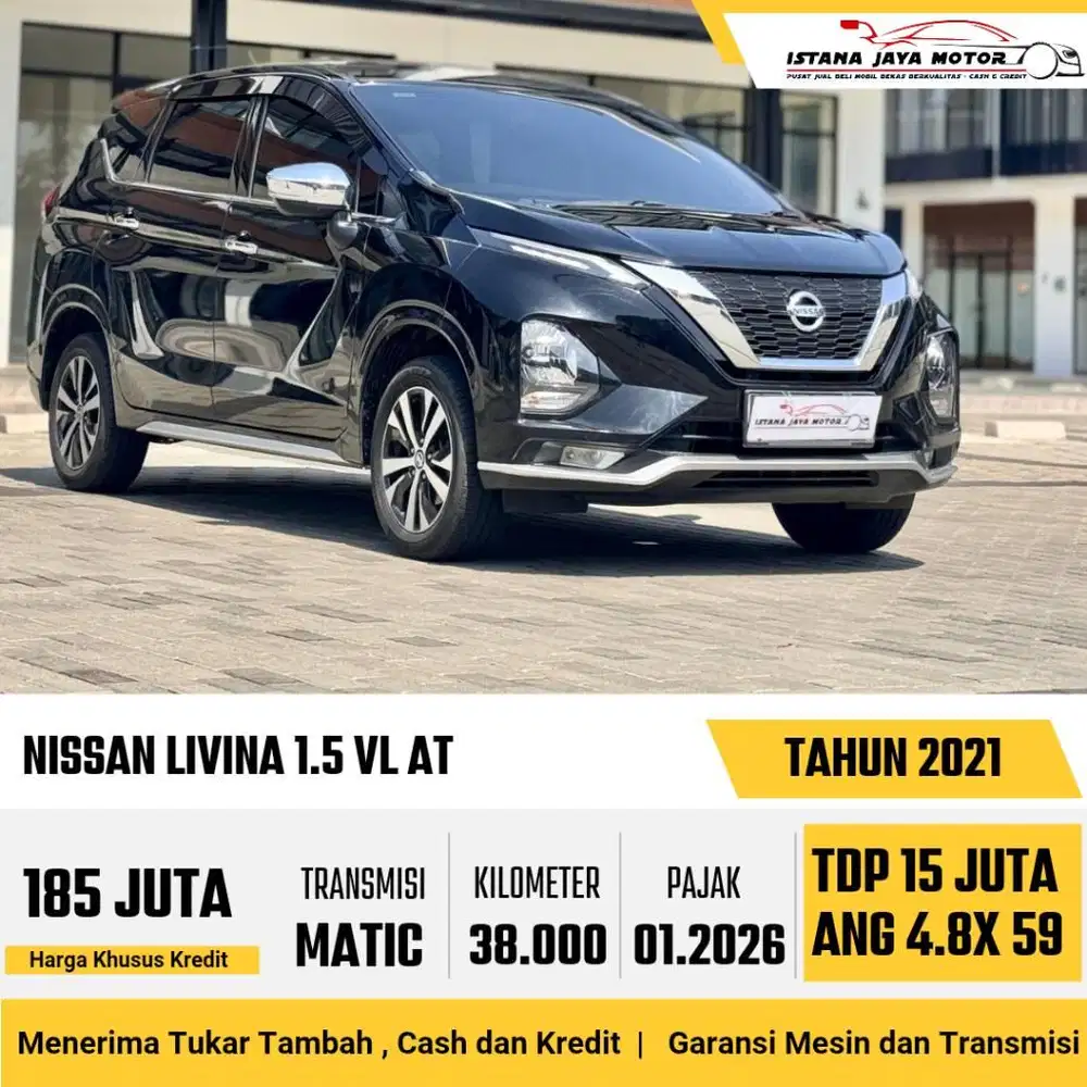 LOW KM Nissan Livina 1.5 VL AT NIK 2021