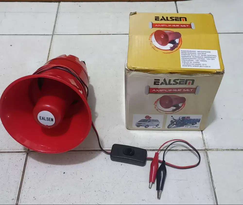 Speaker/Corong Untuk Dagang Es Krim/Tahu Bulat dll.Ex Display,murahNET