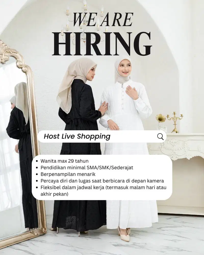 HOST LIVE SHOPPING WANITA