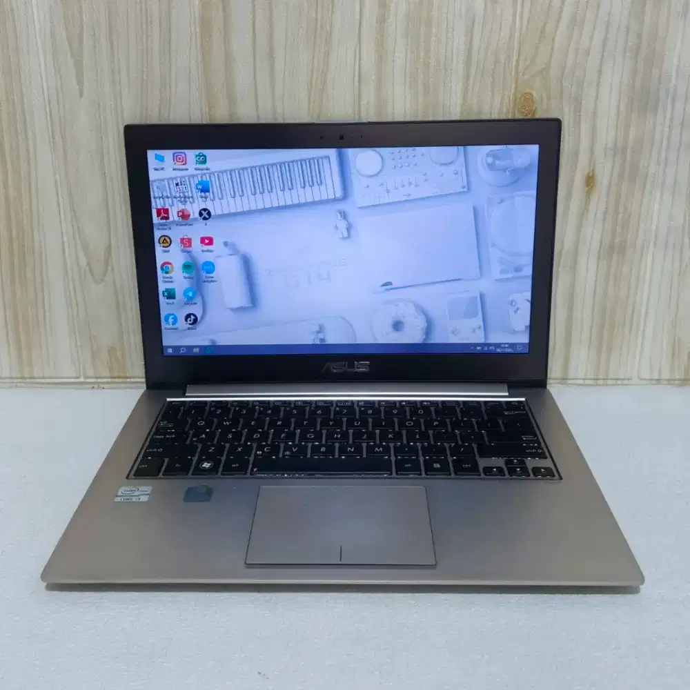 Asus zenbook series core.i5 NVIDIA Gaming & Editing bogor