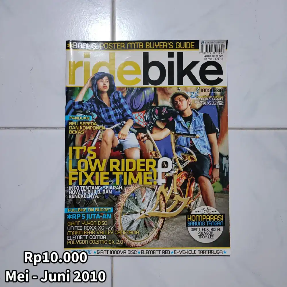Majalah RIDEBIKE Preloved Tahun 2010