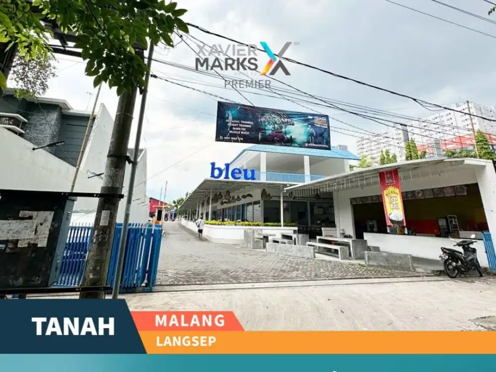 Unit Langka Dijual Tanah Luas Nol Jalan Besar Raya Langsep Malang