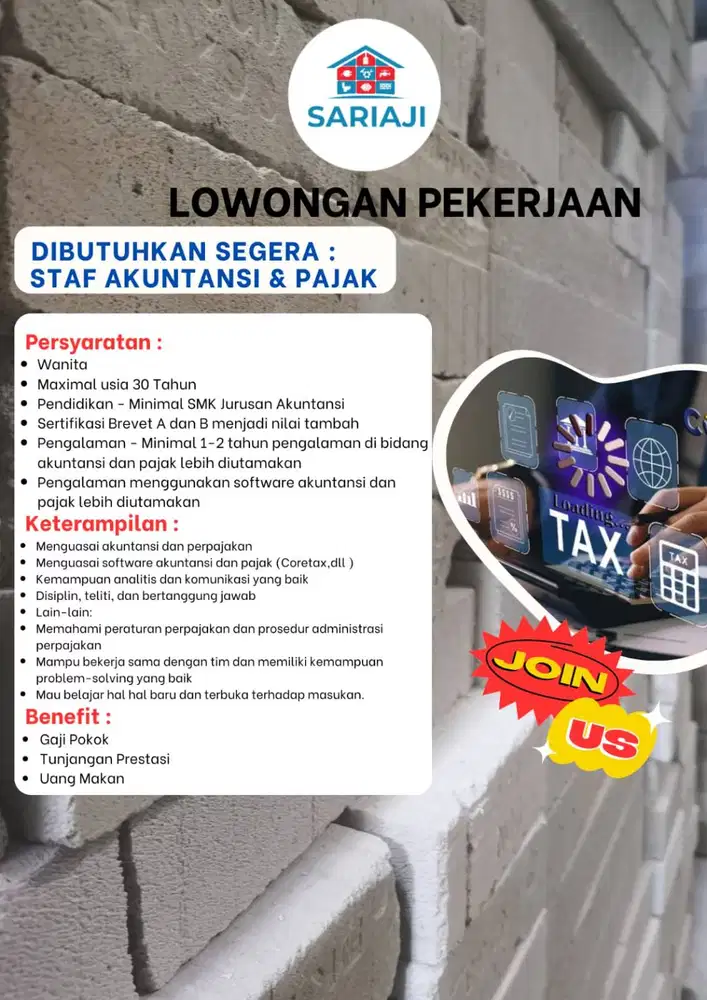 LOKER STAFF AKUNTANSI