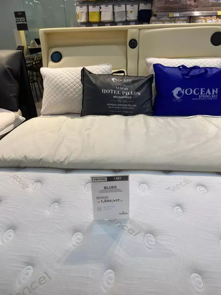 PROMO CICILAN BUNGA 0% BLUES (S-MATTRESS S-FOUNDATION S-HEADBOARD)