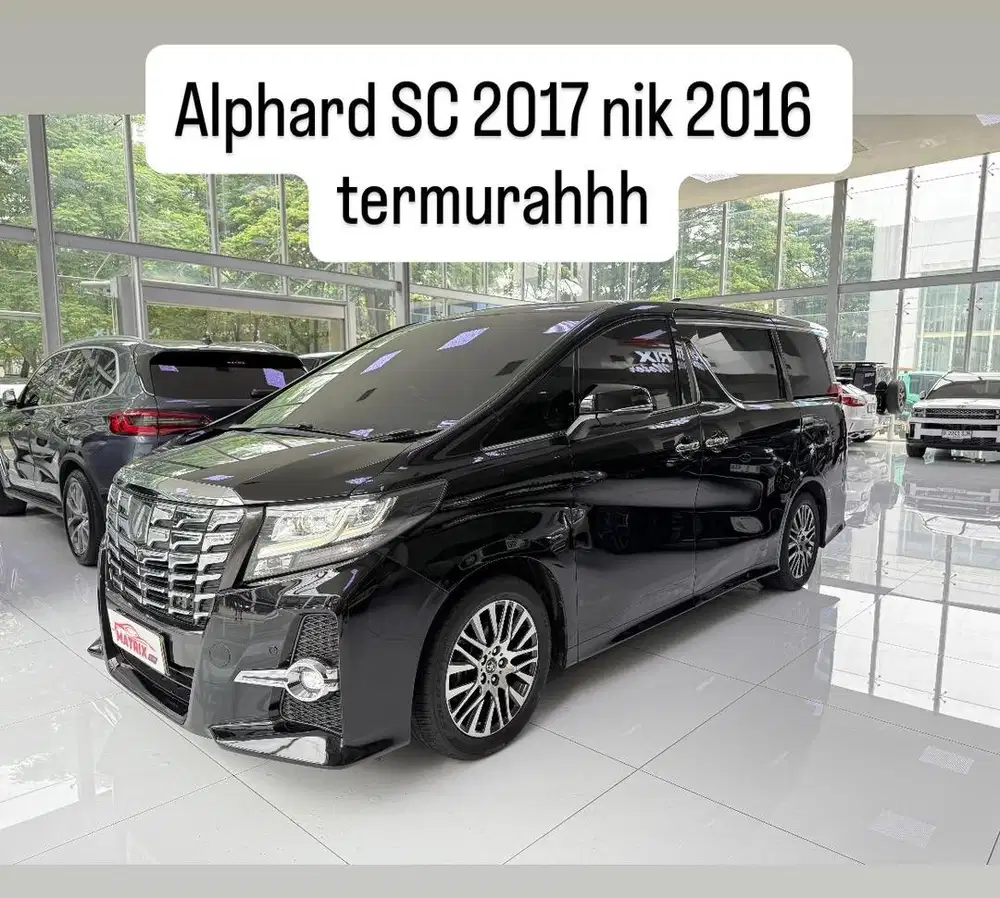 Toyota Alphard SC premium sound cbu (G) 2.5 2017 nik 2016