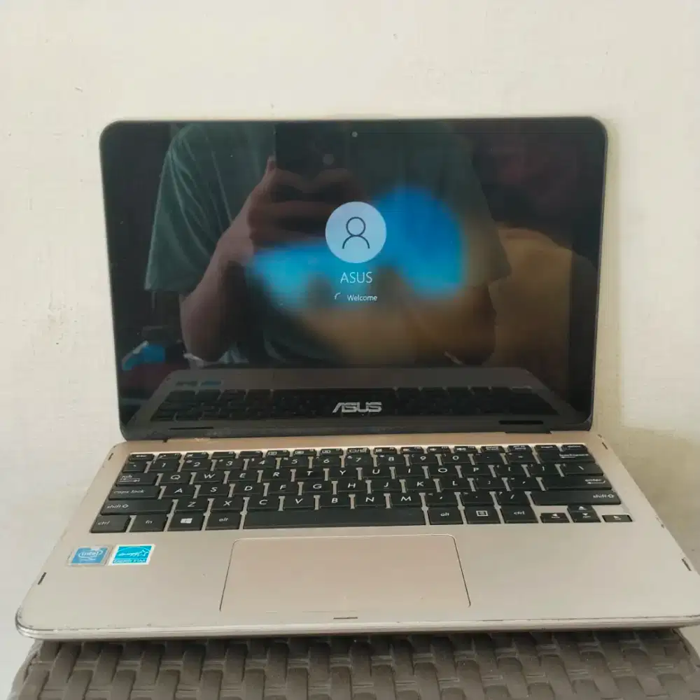 JUAL LAPTOP ASUS TP203N INTEL CELERON N3350 RAM4GB HDD500GB WIN10PRO