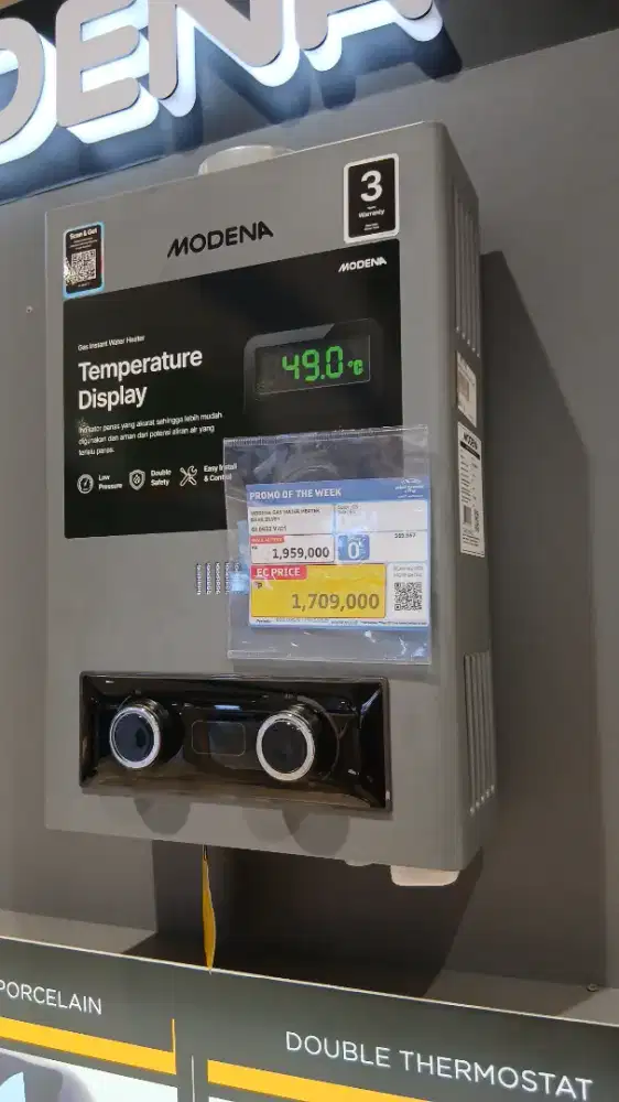 MODENA GAS WATER HEATER