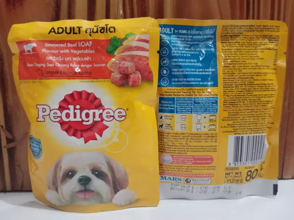 makanan basah anjing